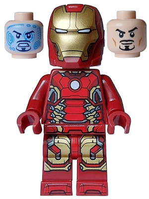Iron Man - Mark 43 Armor, Light Nougat Head (sh0974)