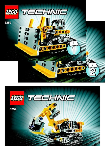 8259 Mini Bulldozer (Used) LEGO TECHNIC