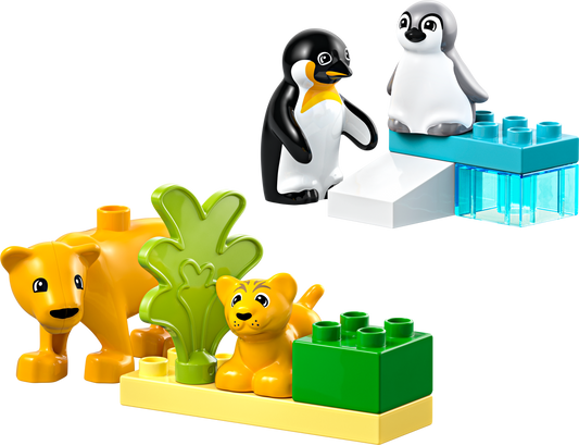10442 Wild Animal Families: Penguins & Lions (Used) LEGO DUPLO