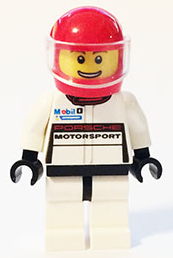 Porsche 911 GT Driver - Red Helmet (sc009)