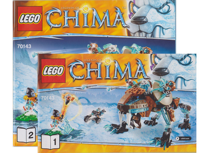70143 Sir Fangar's Sabre-Tooth Walker (Used) LEGO Legends of Chima
