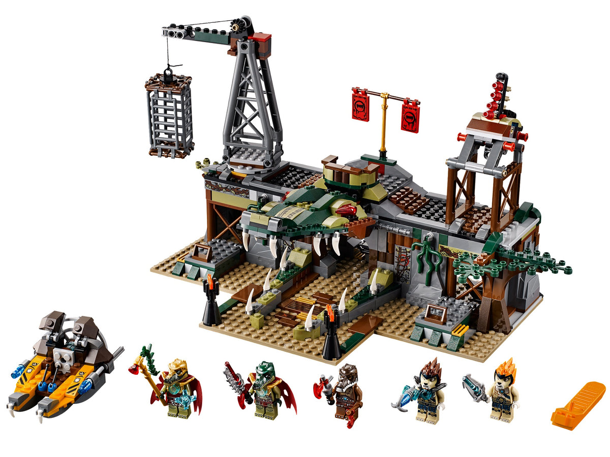 70014 The Croc Swamp Hideout (Used) LEGO Legends of Chima