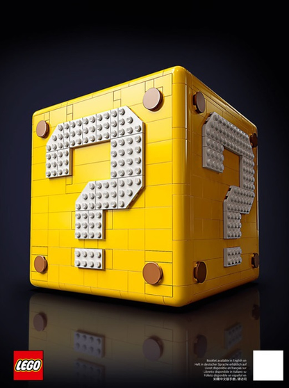 71395 Super Mario 64 Question Mark Block (Used) LEGO Super Mario