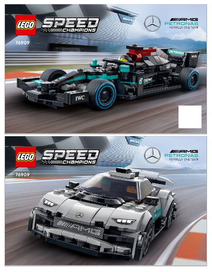 76909 Mercedes-AMG F1 W12 E Performance & Mercedes-AMG Project One (Certified) LEGO Speed Champions