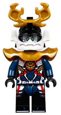 Samurai X (Pixal / P.I.X.A.L.) - Sons of Garmadon / Hunted, Large Horns (njo0390)
