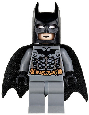 Batman - Dark Bluish Gray Suit, Black Mask (bat024)