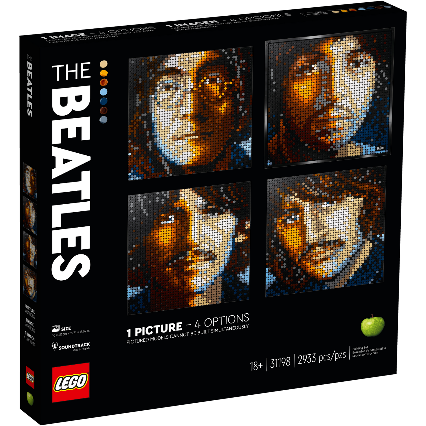 31198 The Beatles (Retired) LEGO Art