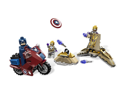 6865 Captain America's Avenging Cycle (Used) LEGO Super Heroes