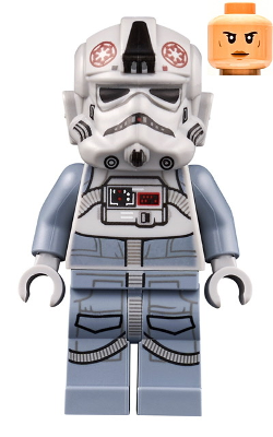 AT-AT Driver - Dark Red Imperial Logo, Female (sw1176)