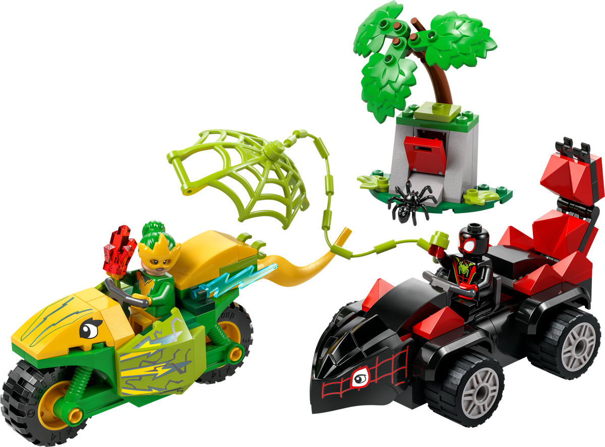 11198 Spin and Electro Dinosaur Vehicle Chase (Used) LEGO Super Heroes