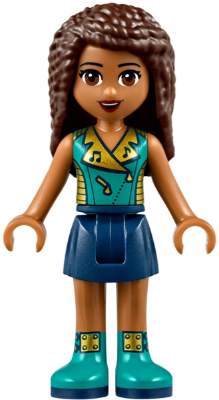 Friends Andrea - Dark Blue Skirt, Dark Turquoise Top (frnd0242)