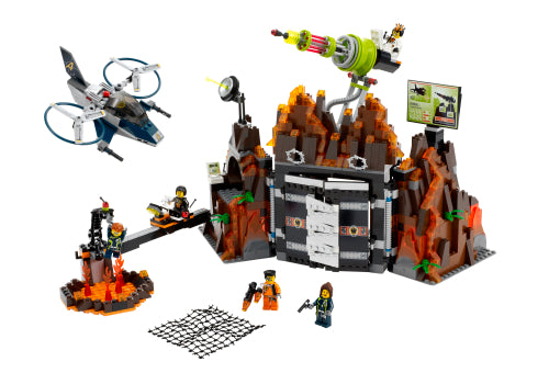 8637 Volcano Base (Used) LEGO Agents