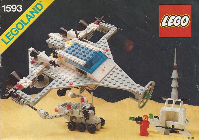 1593 Super Model Building Instructions (Used) LEGO Space