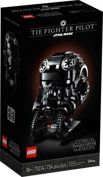 75274 TIE Fighter Pilot Helmet (Retired) LEGO Star Wars