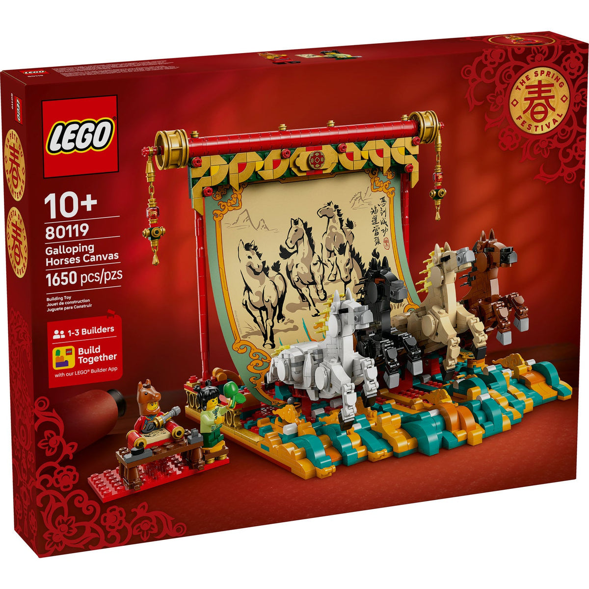 80119 Galloping Horse Canvas (Retired) LEGO Seasonal