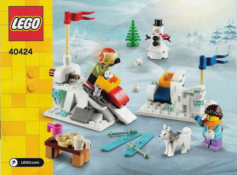 40424 Winter Snowball Fight (Used) LEGO Seasonal