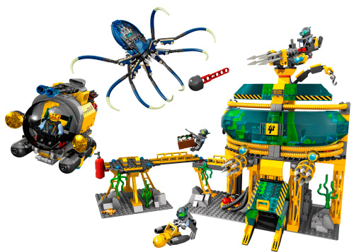 7775 Aquabase Invasion (Used) LEGO Aquazone