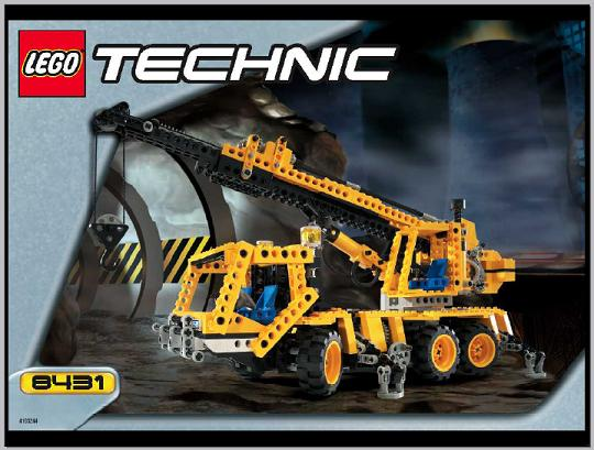 8431 Pneumatic Crane Truck (Used) LEGO TECHNIC