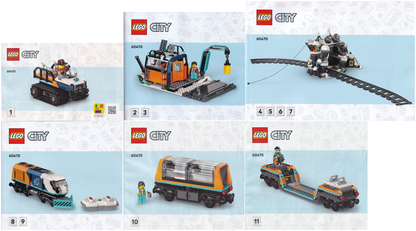 60470 Explorers' Arctic Polar Express Train (Certified) LEGO City