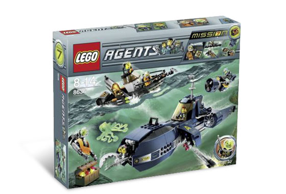 8636 Deep Sea Quest (Retired) LEGO Agents