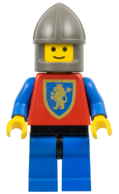 Crusader Lion - Blue Legs with Black Hips, Dark Gray Chin-Guard (cas113)