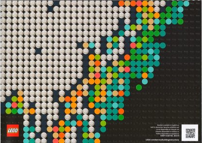 31203 World Map (Used) LEGO Art