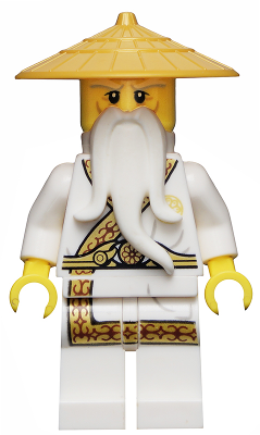 Wu Sensei - Gold Trimmed Outfit (njo0180)