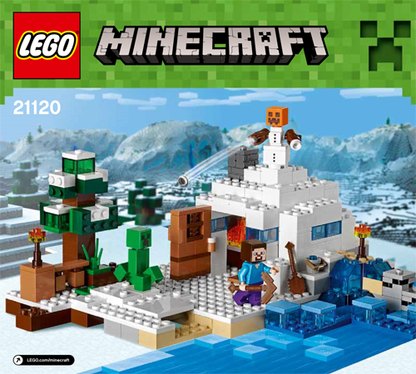 21120 The Snow Hideout (Used) LEGO Minecraft