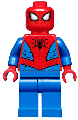 Spider-Man - Dark Red Web Pattern, Blue Legs (sh0546)