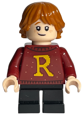Ron Weasley - Dark Red Sweater with Letter R (hp207)