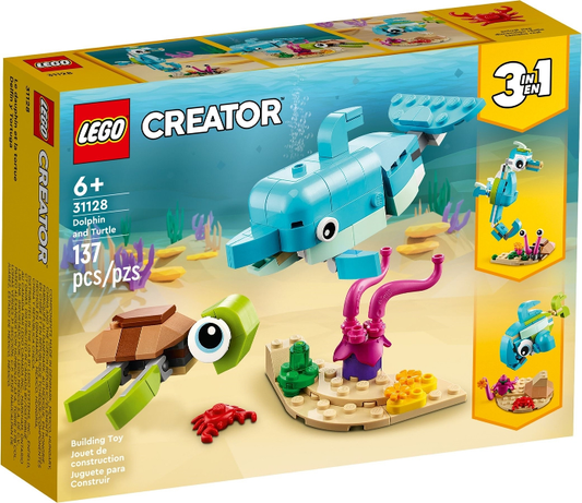 31128 Dolphin and Turtle (Retired) LEGO Creator