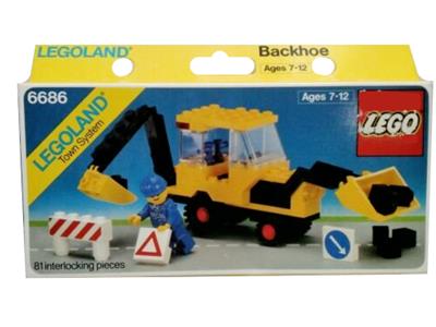 6686 Backhoe (Retired) LEGO Town