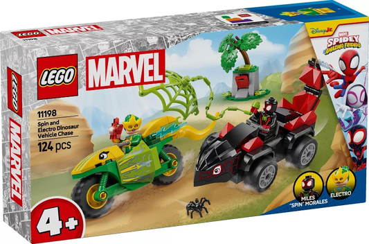 11198 Spin and Electro Dinosaur Vehicle Chase (Retired) LEGO Super Heroes