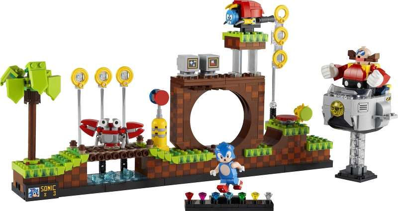 21331 Sonic the Hedgehog - Green Hill zone (Retired) LEGO Ideas