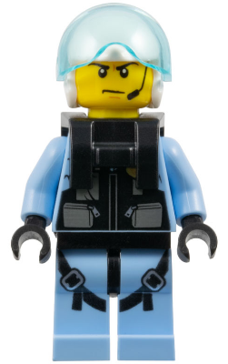 Sky Police - Jet Pilot with Neck Bracket (for Jet Pack) (cty0995)
