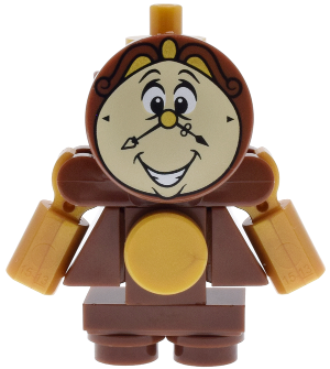 Cogsworth - Printed Face, Movable Arms (dp218)