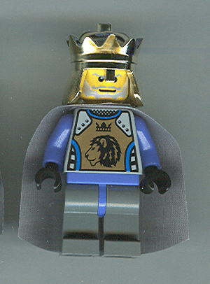 Knights Kingdom II - King Mathias with Light Bluish Gray Cape (cas274)