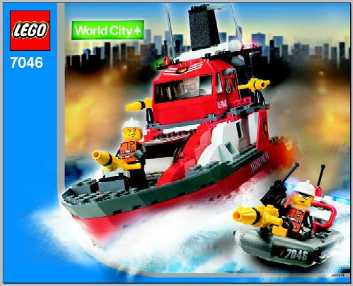 7046 Fire Command Craft (Certified) LEGO World City