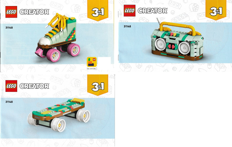 31148 Retro Roller Skate (Used) LEGO Creator