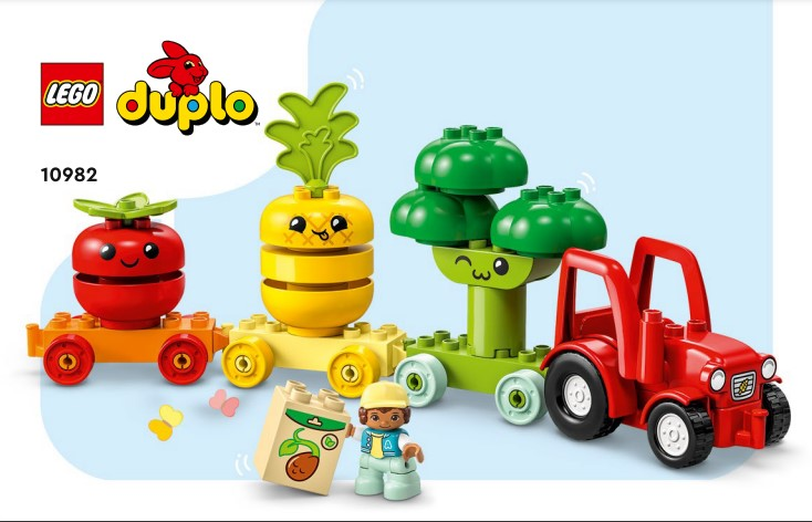 10982 Fruit and Vegetable Tractor (Used) LEGO DUPLO