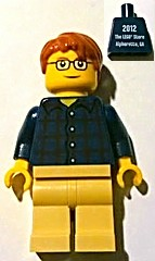 LEGO Brand Store Male, Plaid Button Shirt - Alpharetta (tls076)