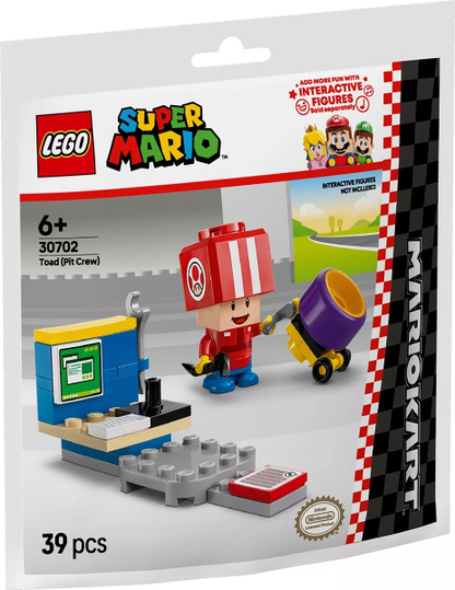 30702 Toad (Pit Crew) (Retired) LEGO Super Mario