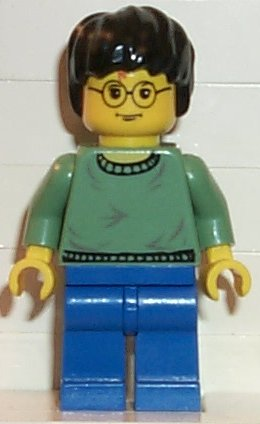 Harry Potter - Sand Green Sweater Torso, Blue Legs (hp038)
