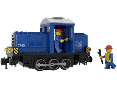 7760 Diesel Shunter Locomotive (Certified) LEGO Trains