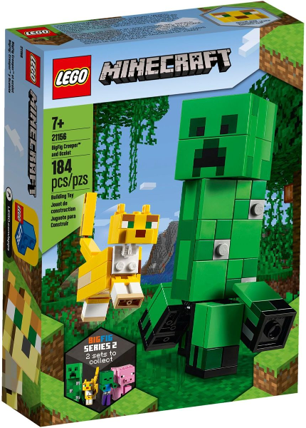 21156 BigFig Creeper and Ocelot (Retired) LEGO Minecraft