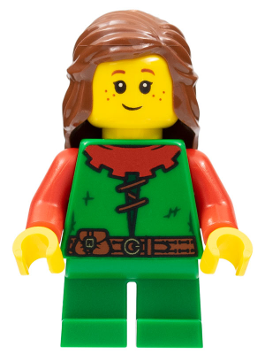 Forest Girl - Red, Long Hair (cas573)