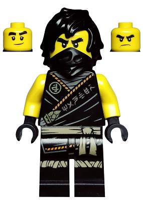 Cole - Legacy, Rebooted, Ninjago Logogram 'MANTER' on Torso (njo0575)
