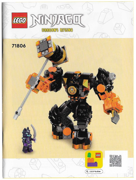 71806 Cole's Earth Mech (Used) LEGO Ninjago