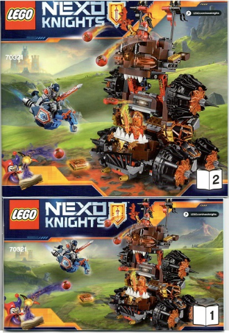 70321 General Magmar's Siege Machine of Doom (Used) LEGO Nexo Knights