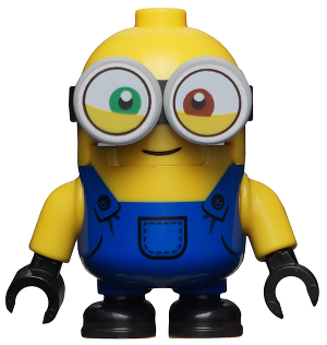 Minion Bob - Blue Overalls, Eyelids (mnn006)